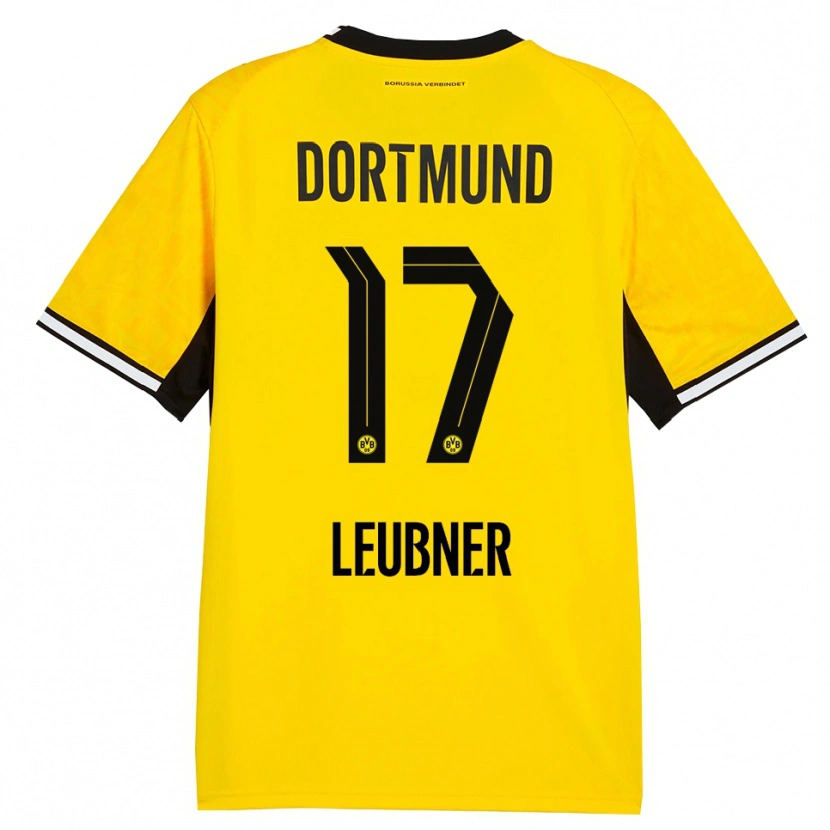 Danxen Homem Camisola Ronja Leubner #17 Amarelo Preto Branco Principal 2026/27 Camisa Brasil
