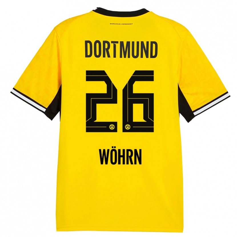 Danxen Homem Camisola Yasu Wöhrn #26 Amarelo Preto Branco Principal 2026/27 Camisa Brasil