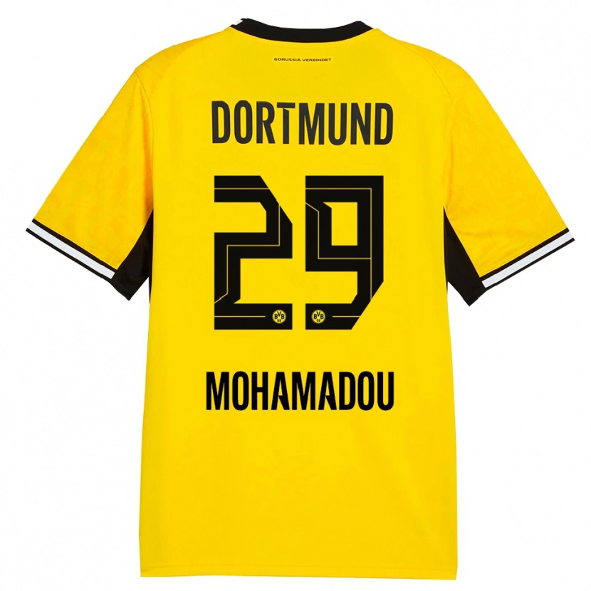Danxen Homem Camisola Hamzath Mohamadou #29 Amarelo Preto Branco Principal 2026/27 Camisa Brasil