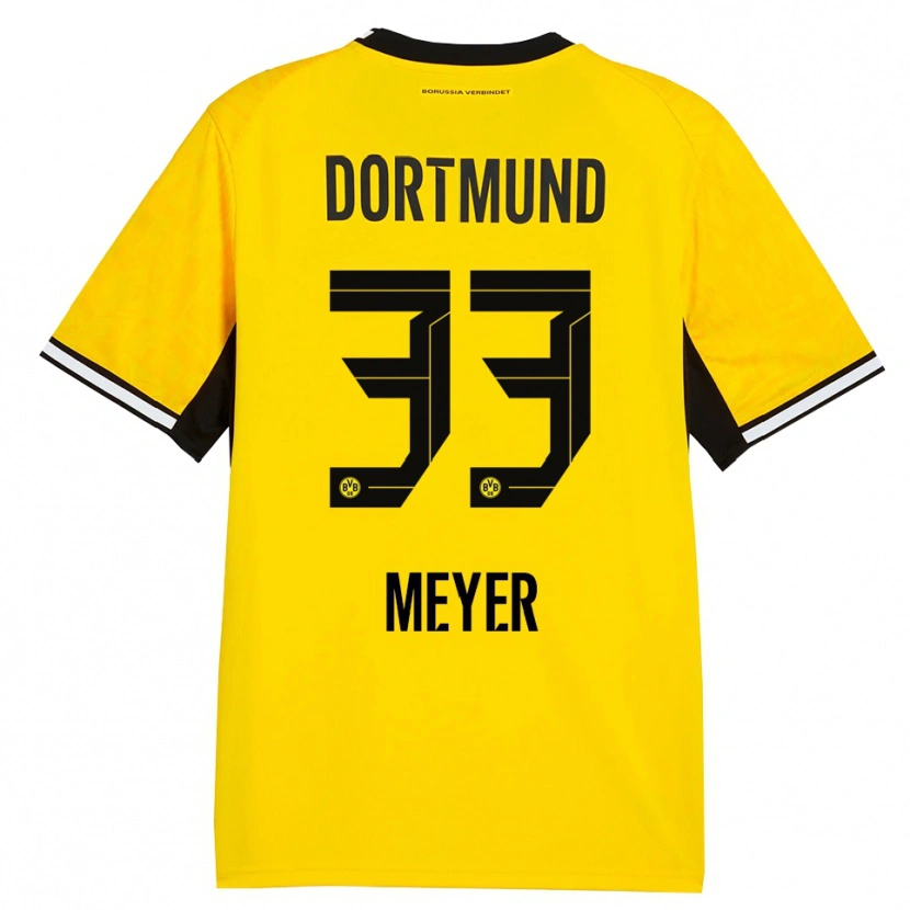 Danxen Homem Camisola Alexander Meyer #33 Amarelo Preto Branco Principal 2026/27 Camisa Brasil