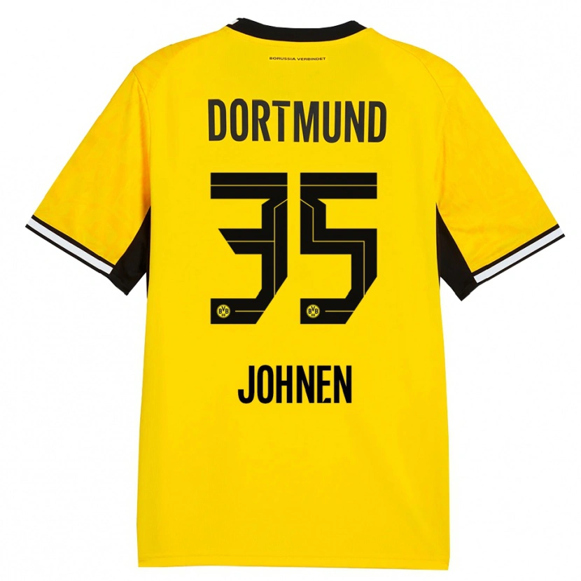 Danxen Homem Camisola Marcel Johnen #35 Amarelo Preto Branco Principal 2026/27 Camisa Brasil