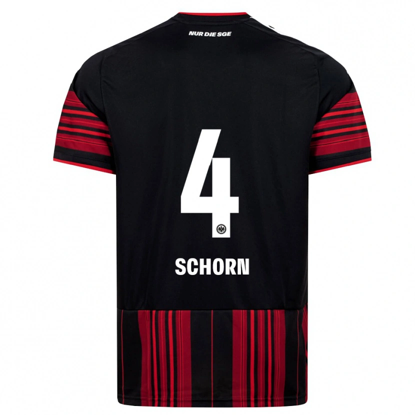 Danxen Homem Camisola Moritz Schorn #4 Preto Vermelho Branco Principal 2026/27 Camisa Brasil