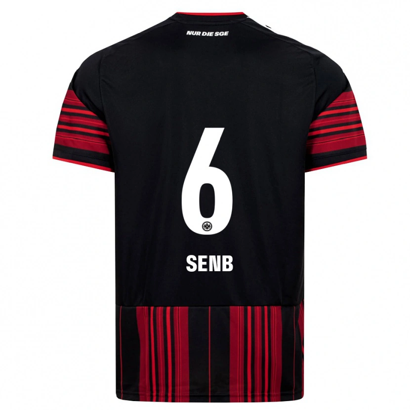 Danxen Homem Camisola Elisa Senß #6 Preto Vermelho Branco Principal 2026/27 Camisa Brasil