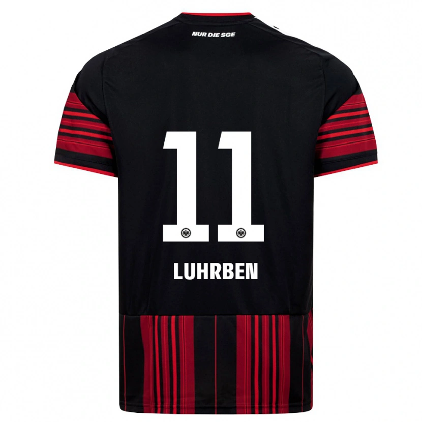 Danxen Homem Camisola Nina Lührßen #11 Preto Vermelho Branco Principal 2026/27 Camisa Brasil