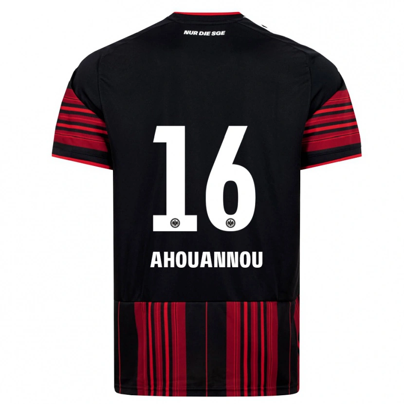 Danxen Homem Camisola Yannis Ahouannou #16 Preto Vermelho Branco Principal 2026/27 Camisa Brasil