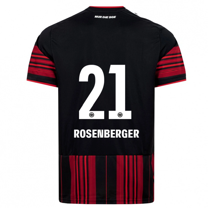 Danxen Homem Camisola Robin Rosenberger #21 Preto Vermelho Branco Principal 2026/27 Camisa Brasil