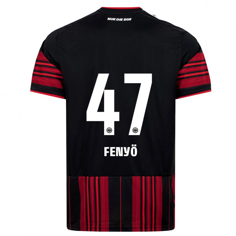 Danxen Homem Camisola Noah Fenyö #47 Preto Vermelho Branco Principal 2026/27 Camisa Brasil