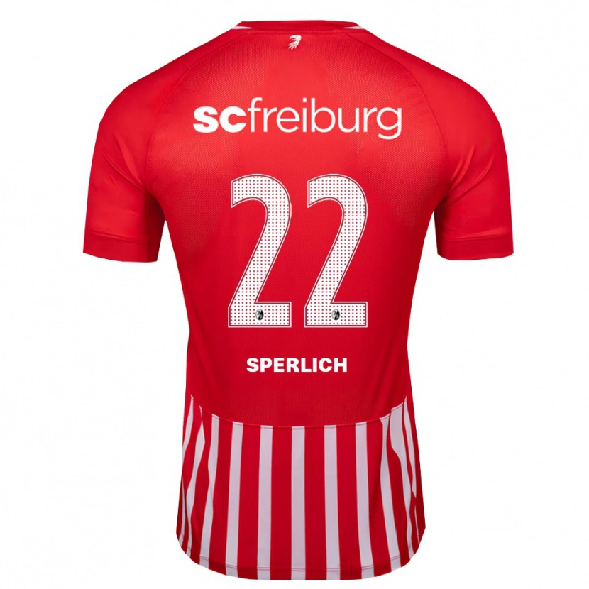 Danxen Homem Camisola Nino Sperlich #22 Vermelho Branco Preto Principal 2026/27 Camisa Brasil