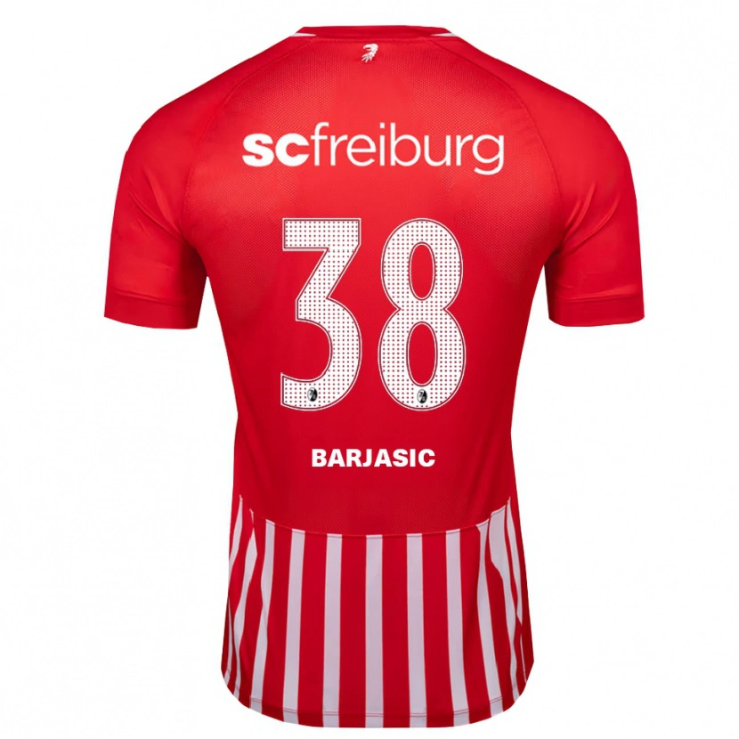 Danxen Homem Camisola Josip Barjasic #38 Vermelho Branco Preto Principal 2026/27 Camisa Brasil
