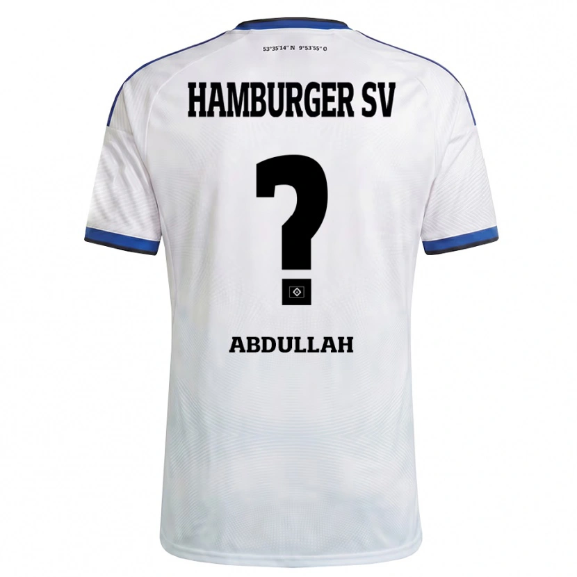 Danxen Homem Camisola Majeed Salo Abdullah #0 Branco Preto Azul Principal 2026/27 Camisa Brasil