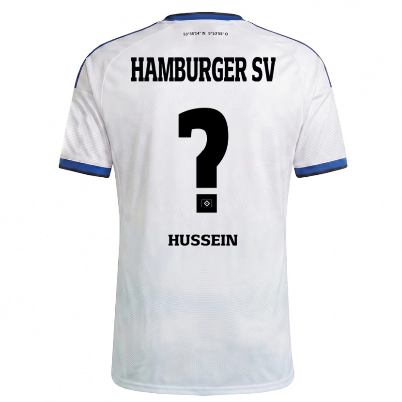 Danxen Homem Camisola Schadi Hussein #0 Branco Preto Azul Principal 2026/27 Camisa Brasil