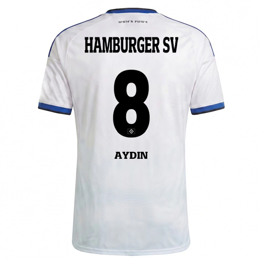 Danxen Homem Camisola Songül Aydin #8 Branco Preto Azul Principal 2026/27 Camisa Brasil