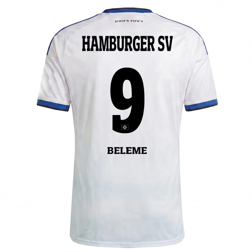 Danxen Homem Camisola Daouda Beleme #9 Branco Preto Azul Principal 2026/27 Camisa Brasil
