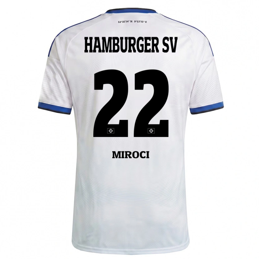 Danxen Homem Camisola Dionart Miroci #22 Branco Preto Azul Principal 2026/27 Camisa Brasil