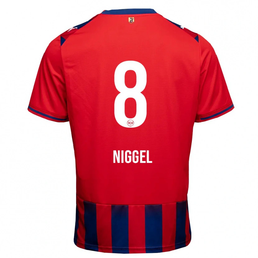 Danxen Homem Camisola Henrik Niggel #8 Azul Real Branco Vermelho Principal 2026/27 Camisa Brasil
