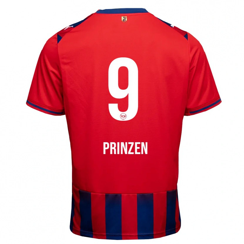 Danxen Homem Camisola Marlon Prinzen #9 Azul Real Branco Vermelho Principal 2026/27 Camisa Brasil