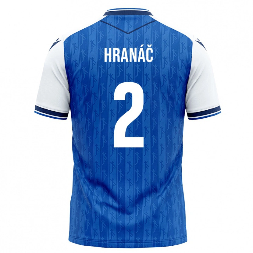 Danxen Homem Camisola Robin Hranac #2 Azul Real Branco Principal 2026/27 Camisa Brasil