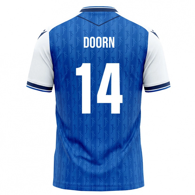 Danxen Homem Camisola Lisa Doorn #14 Azul Real Branco Principal 2026/27 Camisa Brasil
