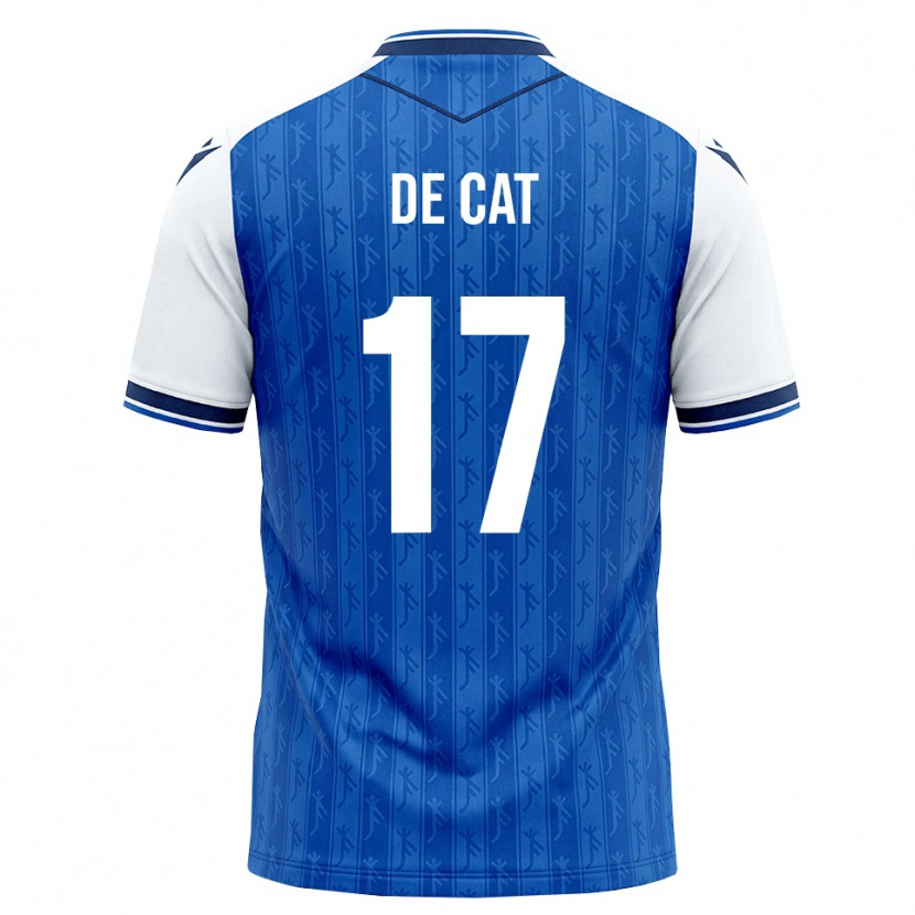 Danxen Homem Camisola Nathan De Cat #17 Azul Real Branco Principal 2026/27 Camisa Brasil