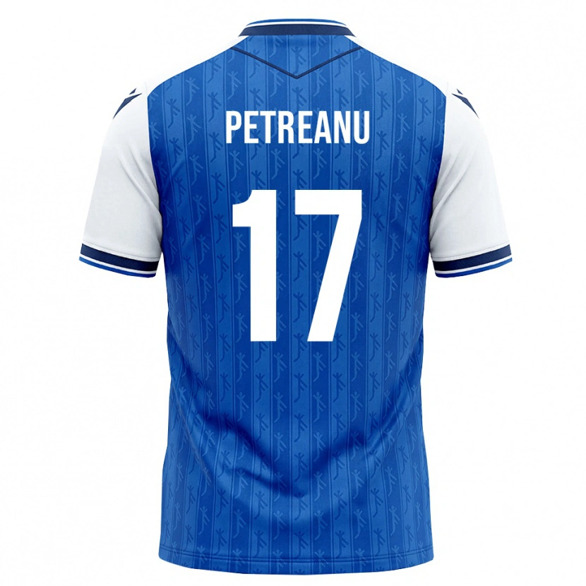 Danxen Homem Camisola Vlad Petreanu #17 Azul Real Branco Principal 2026/27 Camisa Brasil