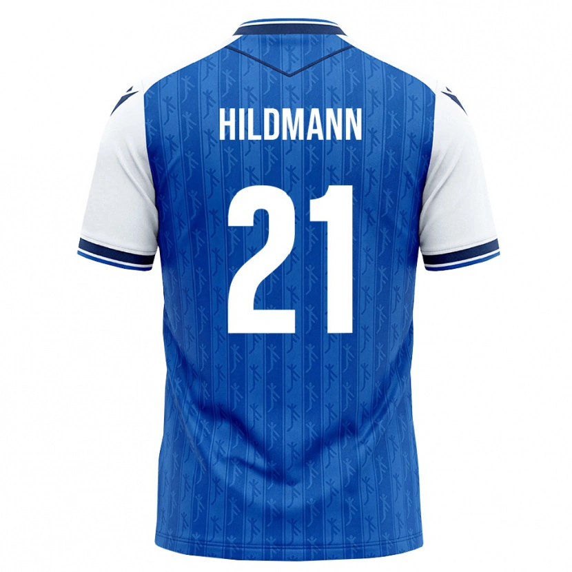Danxen Homem Camisola Timo Hildmann #21 Azul Real Branco Principal 2026/27 Camisa Brasil