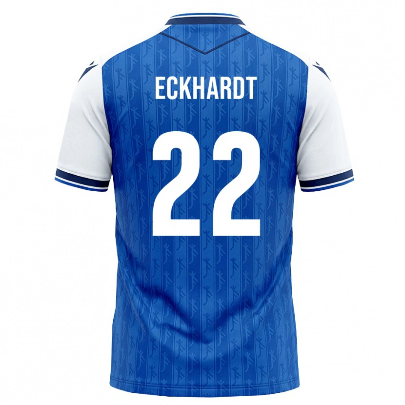 Danxen Homem Camisola Aaron Eckhardt #22 Azul Real Branco Principal 2026/27 Camisa Brasil