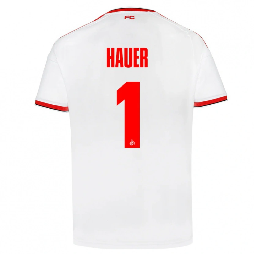 Danxen Homem Camisola Luis Hauer #1 Branco Vermelho Preto Principal 2026/27 Camisa Brasil