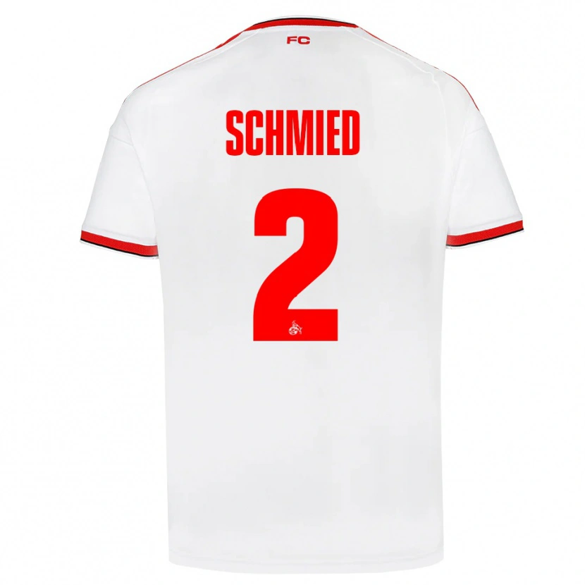 Danxen Homem Camisola Joël Schmied #2 Branco Vermelho Preto Principal 2026/27 Camisa Brasil