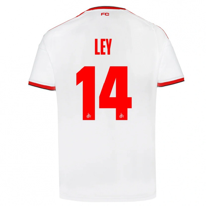 Danxen Homem Camisola Benjamin Ley #14 Branco Vermelho Preto Principal 2026/27 Camisa Brasil
