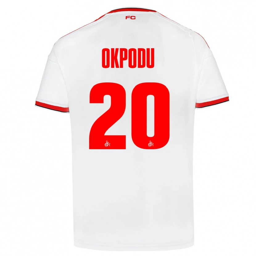 Danxen Homem Camisola David Okpodu #20 Branco Vermelho Preto Principal 2026/27 Camisa Brasil
