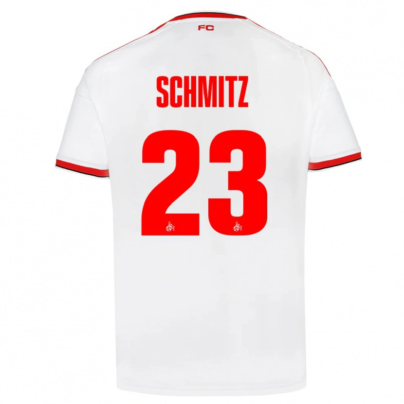 Danxen Homem Camisola Timo Schmitz #23 Branco Vermelho Preto Principal 2026/27 Camisa Brasil