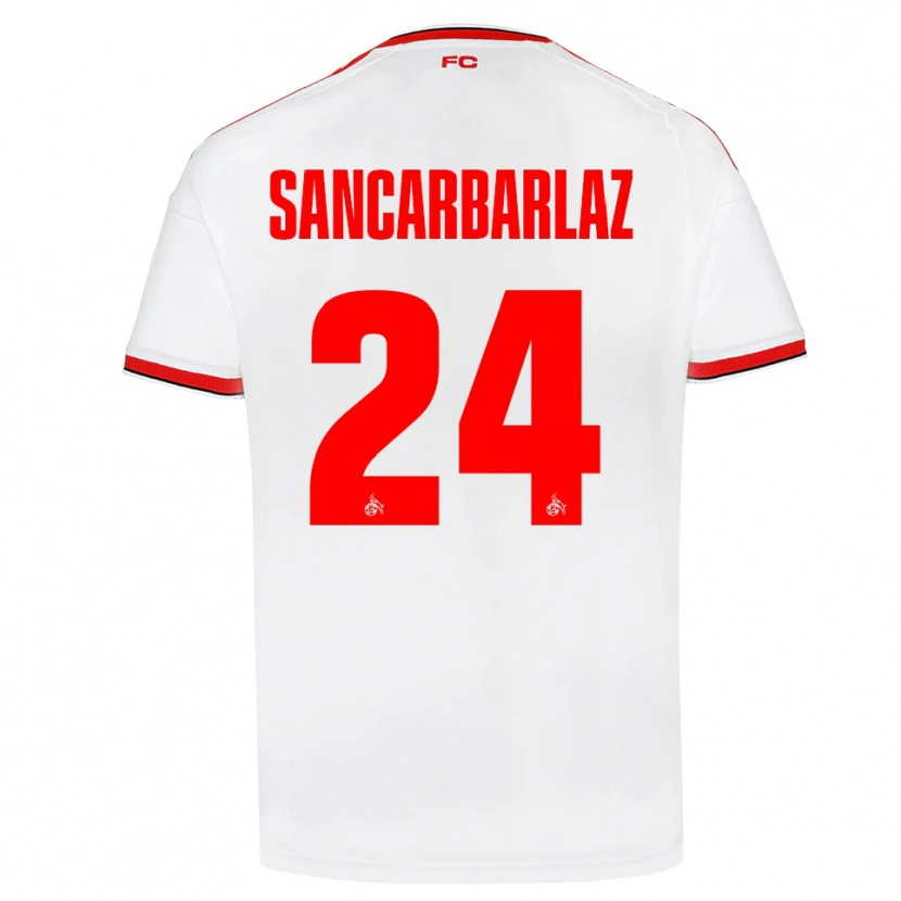 Danxen Homem Camisola Keyhan Sancarbarlaz #24 Branco Vermelho Preto Principal 2026/27 Camisa Brasil