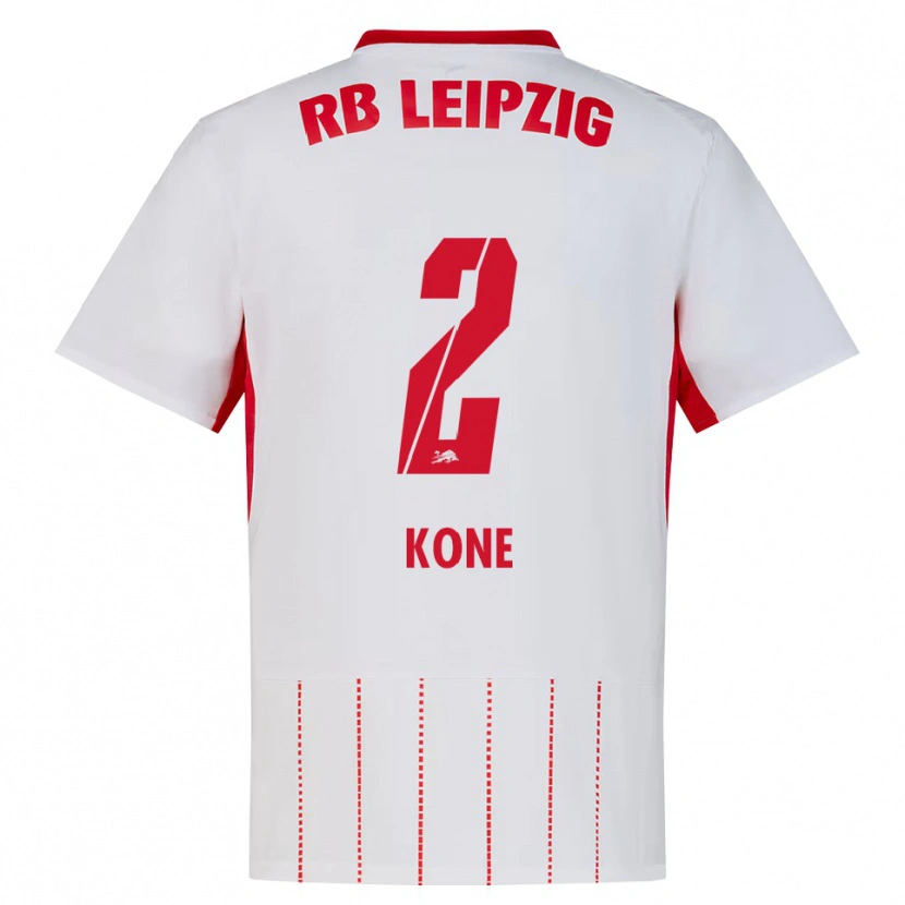 Danxen Homem Camisola Abdoul Koné #2 Vermelho Branco Amarelo Principal 2026/27 Camisa Brasil