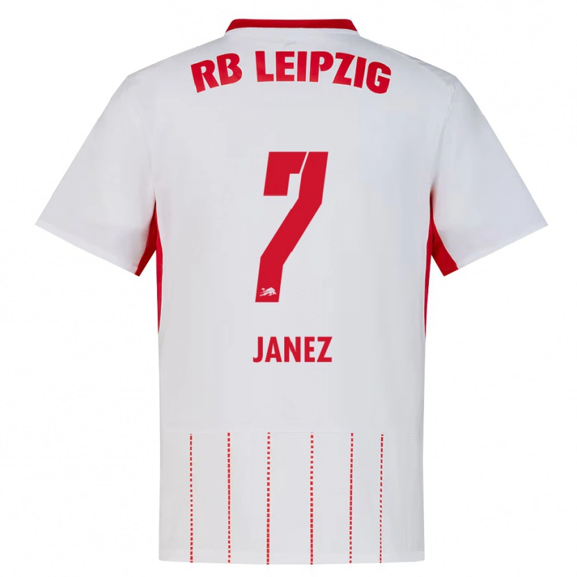 Danxen Homem Camisola Korina Lara Janež #7 Vermelho Branco Amarelo Principal 2026/27 Camisa Brasil