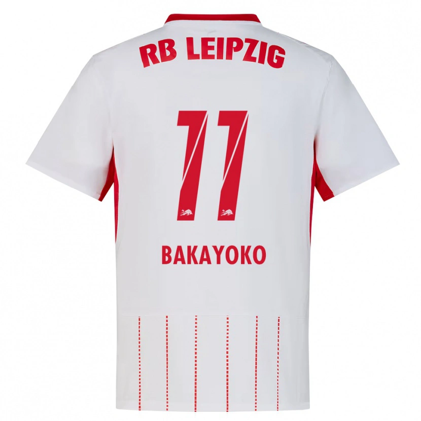 Danxen Homem Camisola Johan Bakayoko #11 Vermelho Branco Amarelo Principal 2026/27 Camisa Brasil