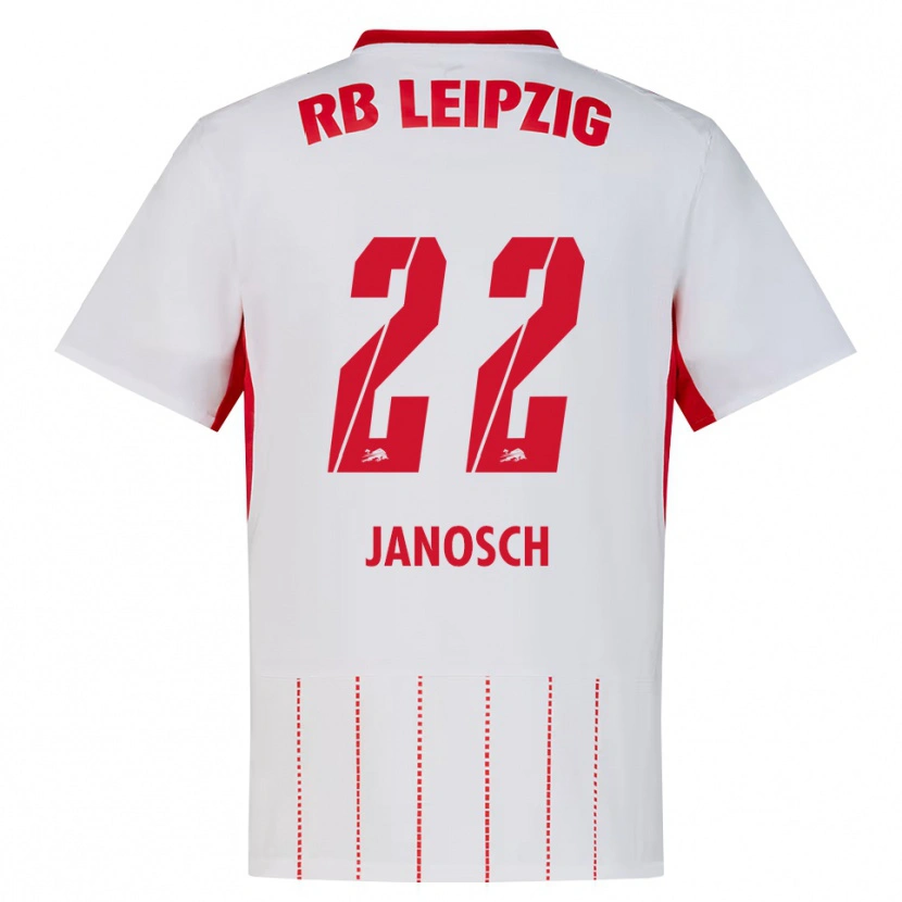 Danxen Homem Camisola Luca Janosch #22 Vermelho Branco Amarelo Principal 2026/27 Camisa Brasil