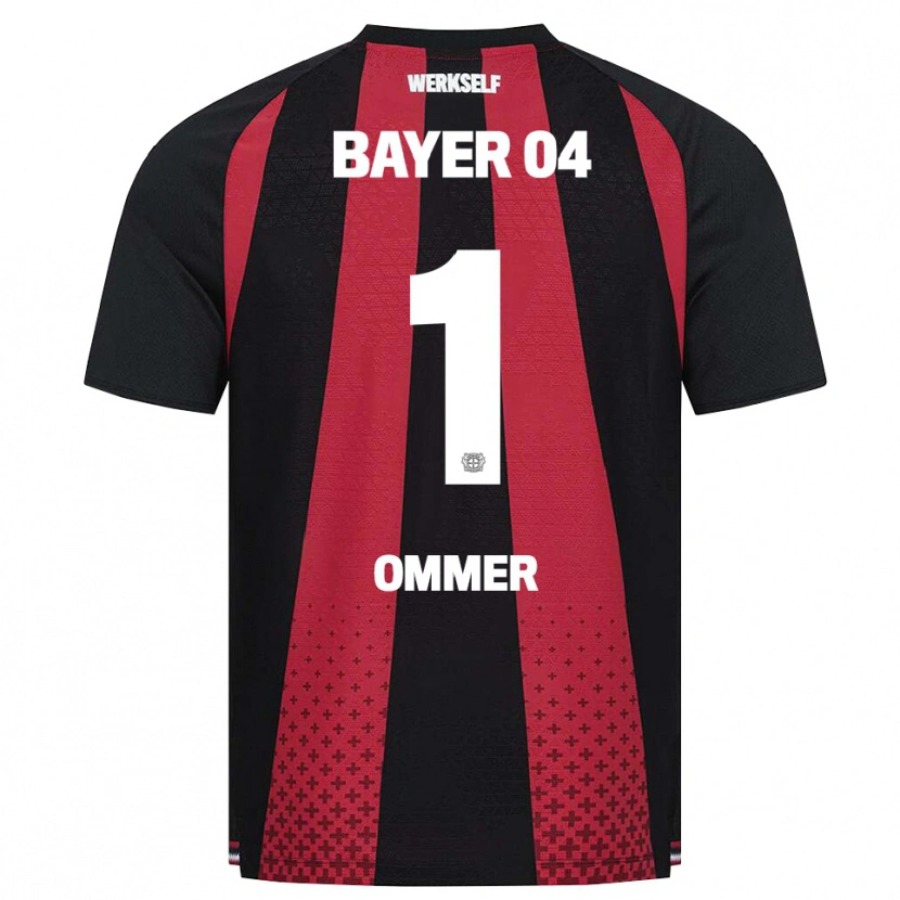 Danxen Homem Camisola Yaron Ommer #1 Preto Branco Vermelho Principal 2026/27 Camisa Brasil