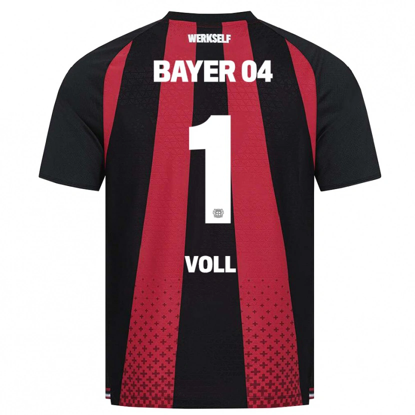 Danxen Homem Camisola Charlotte Voll #1 Preto Branco Vermelho Principal 2026/27 Camisa Brasil