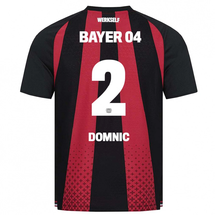 Danxen Homem Camisola Nebe-Sirak Domnic #2 Preto Branco Vermelho Principal 2026/27 Camisa Brasil