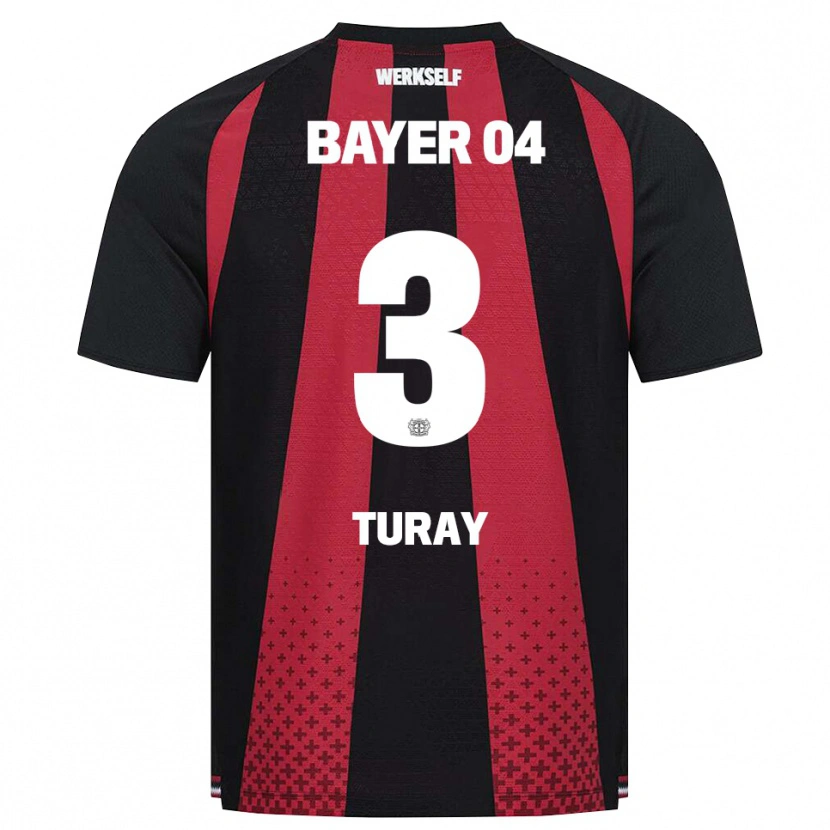 Danxen Homem Camisola Osman Turay #3 Preto Branco Vermelho Principal 2026/27 Camisa Brasil