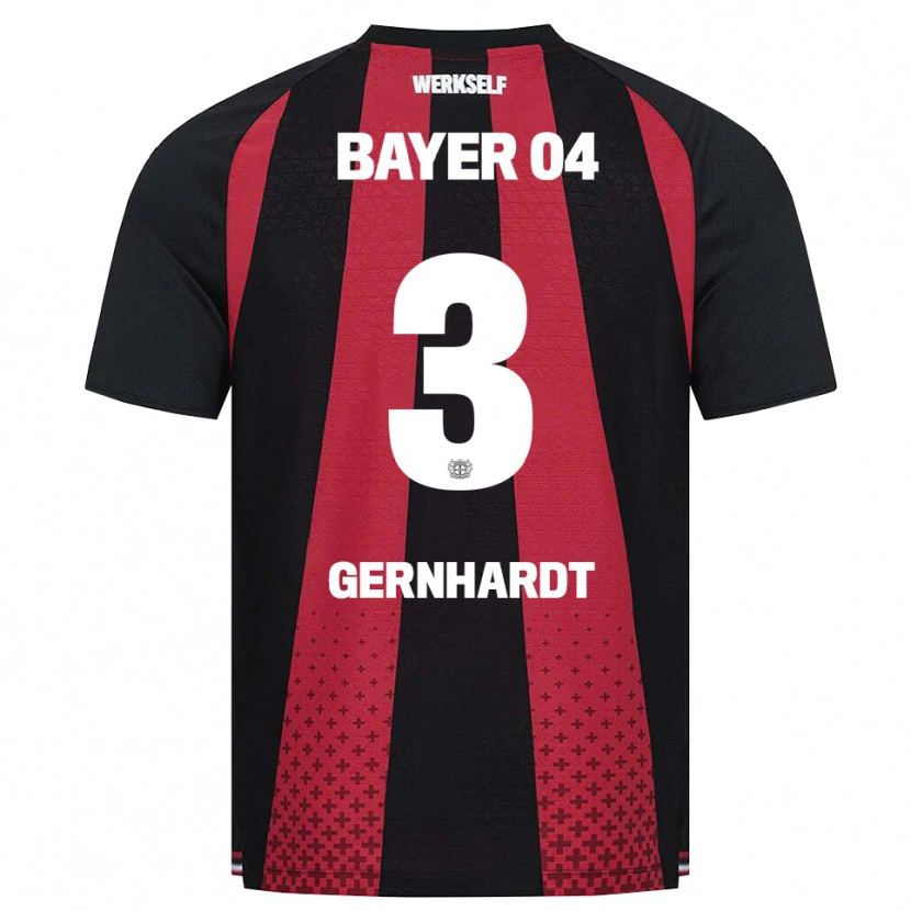 Danxen Homem Camisola Nils Gernhardt #3 Preto Branco Vermelho Principal 2026/27 Camisa Brasil
