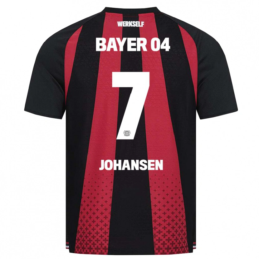 Danxen Homem Camisola Cecilie Johansen #7 Preto Branco Vermelho Principal 2026/27 Camisa Brasil