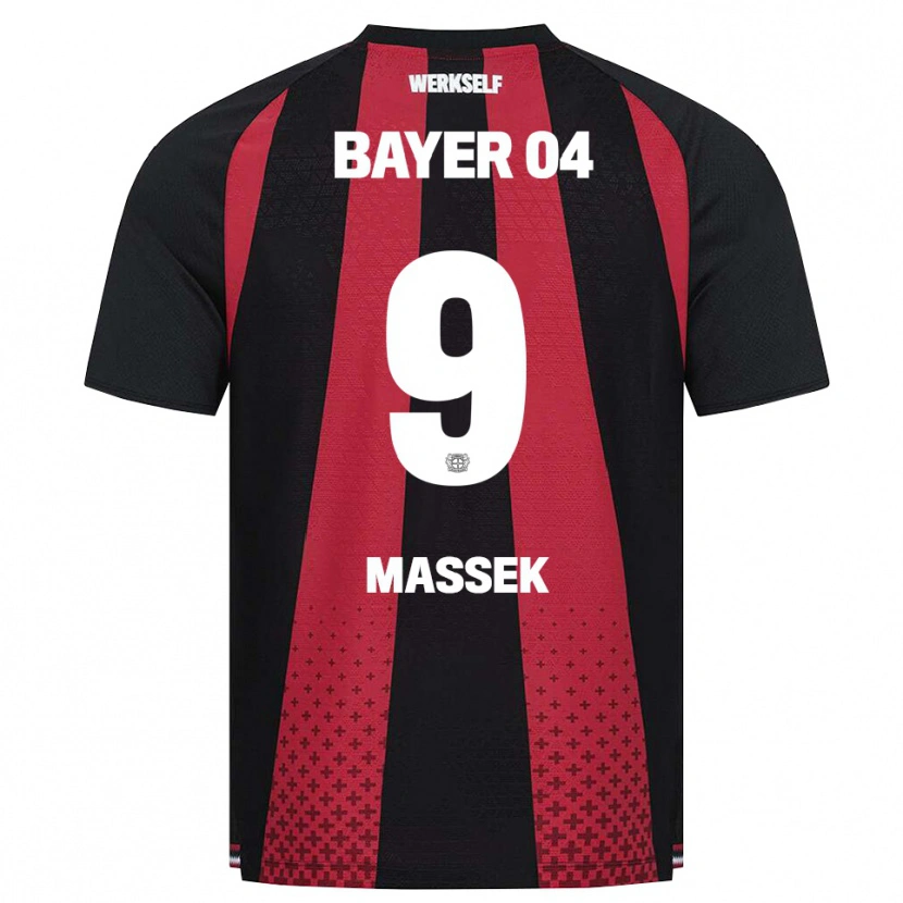 Danxen Homem Camisola Ivan Massek #9 Preto Branco Vermelho Principal 2026/27 Camisa Brasil