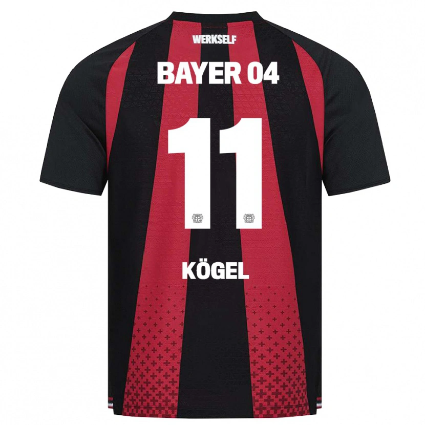 Danxen Homem Camisola Kristin Kögel #11 Preto Branco Vermelho Principal 2026/27 Camisa Brasil