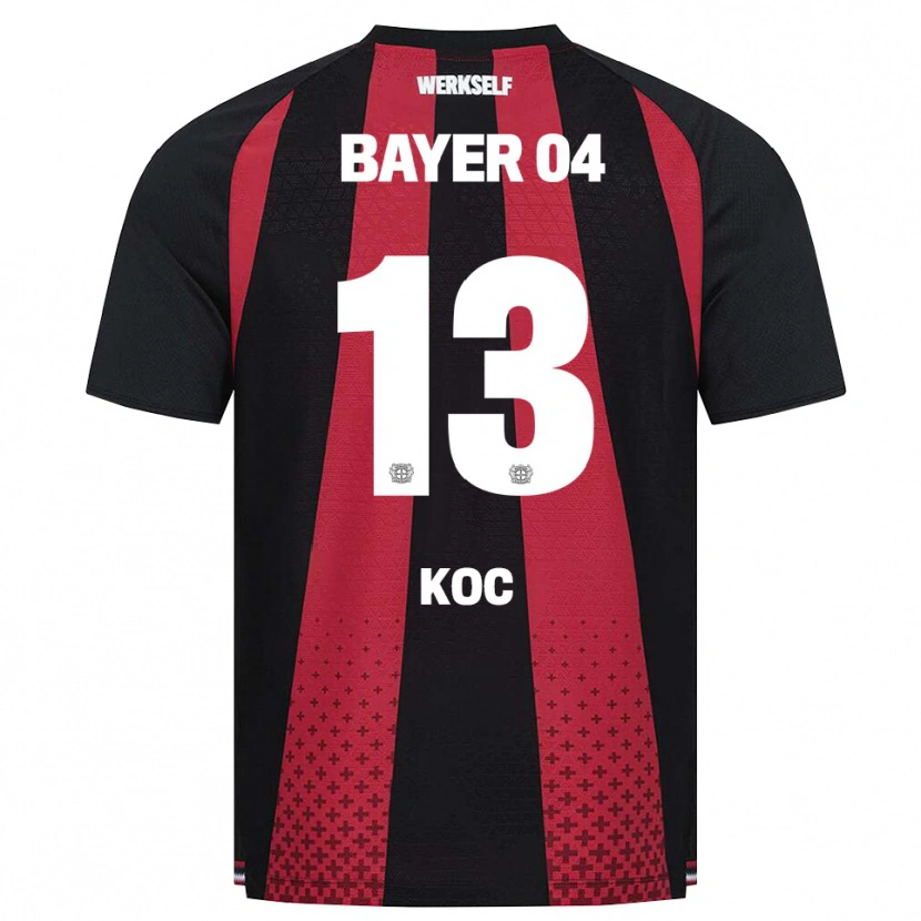 Danxen Homem Camisola Halil Koç #13 Preto Branco Vermelho Principal 2026/27 Camisa Brasil