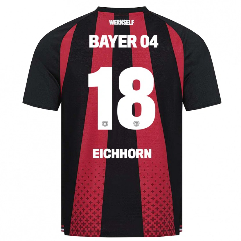 Danxen Homem Camisola Kennet Eichhorn #18 Preto Branco Vermelho Principal 2026/27 Camisa Brasil
