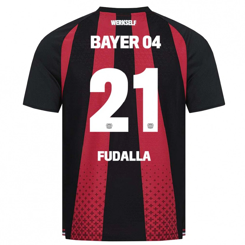 Danxen Homem Camisola Vanessa Fudalla #21 Preto Branco Vermelho Principal 2026/27 Camisa Brasil