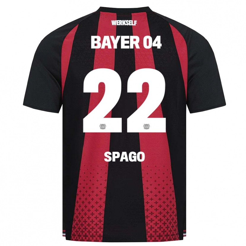 Danxen Homem Camisola Dien Spago #22 Preto Branco Vermelho Principal 2026/27 Camisa Brasil
