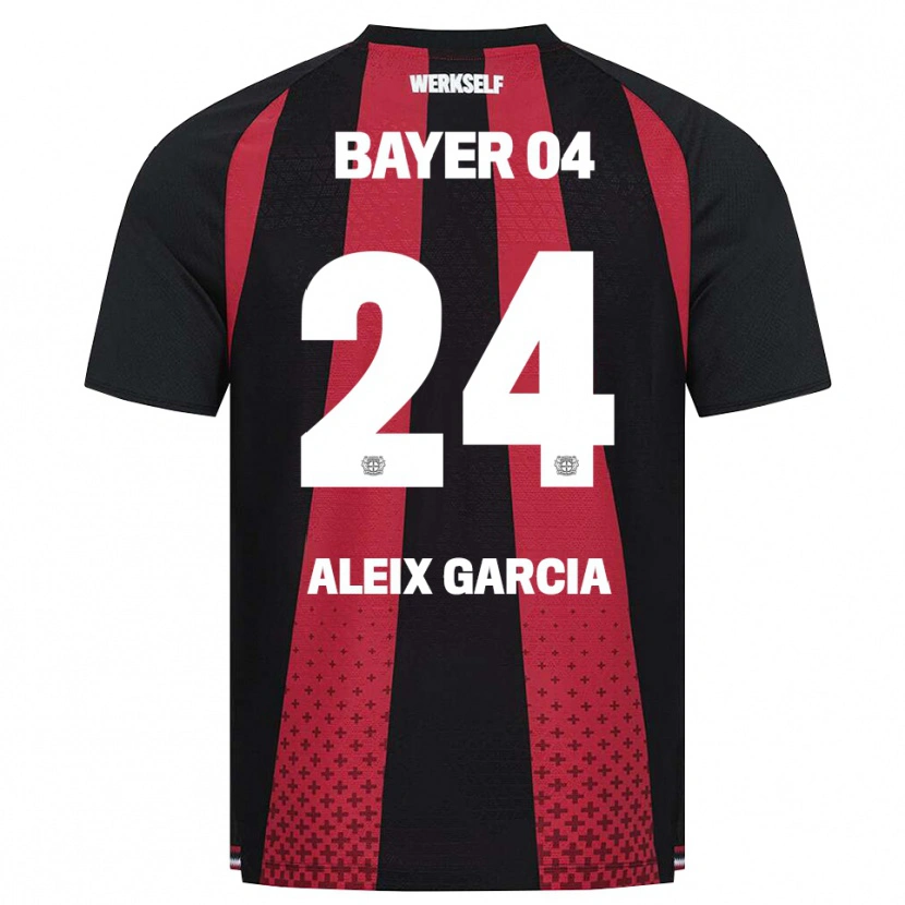 Danxen Homem Camisola Aleix García #24 Preto Branco Vermelho Principal 2026/27 Camisa Brasil