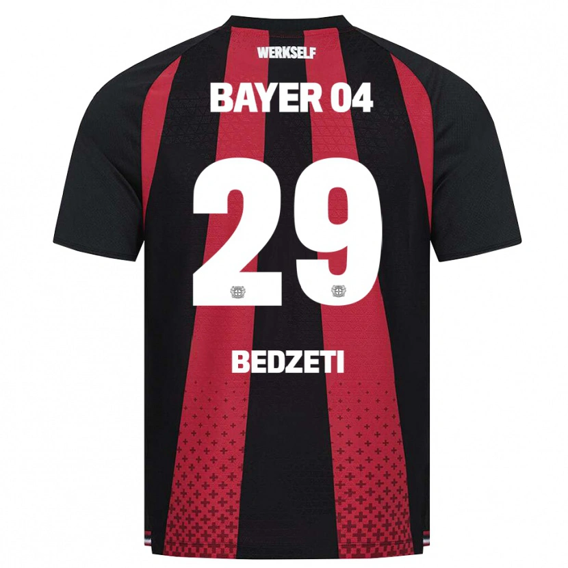 Danxen Homem Camisola Valon Bedzeti #29 Preto Branco Vermelho Principal 2026/27 Camisa Brasil